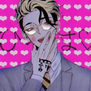 🚬 emoji Hanma Shuji. Telegram sticker 12 of 116