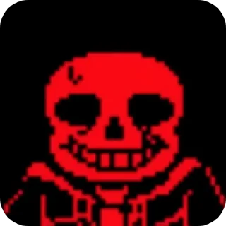 Sticker from Gg!underfell sans - создатель @Lazy_bonehead_sans