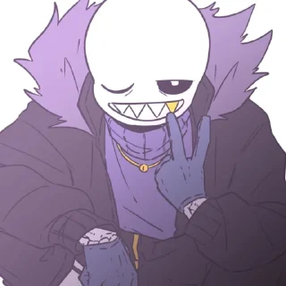 ✌️ emoji UNDERFELL SANS Telegram sticker 12 of 83