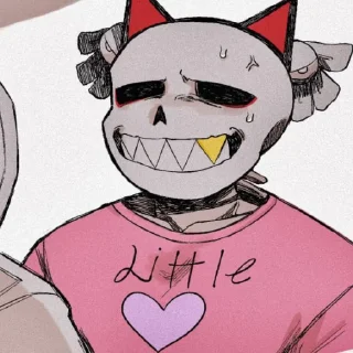 😾 emoji UNDERFELL SANS Telegram sticker 18 of 83