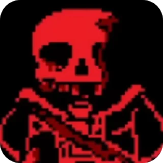 👍 emoji Gg!underfell sans - создатель @Lazy_bonehead_sans Telegram sticker 24 of 27