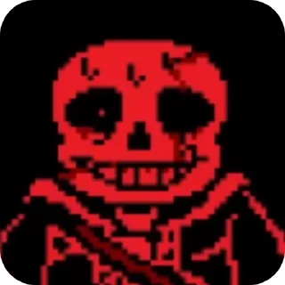 Sticker from Gg!underfell sans - создатель @Lazy_bonehead_sans