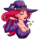 ✨ emoji Morgana the Witch Telegram sticker 16 of 25
