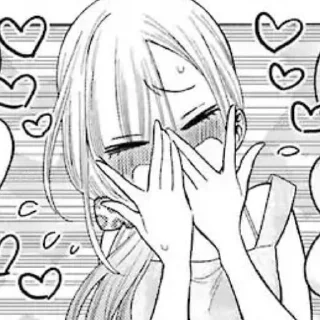 Sticker from Anime girls