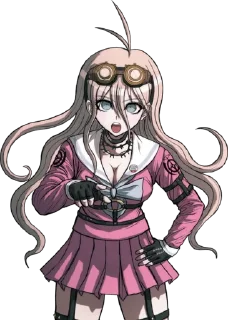 🤨 emoji miu iruma Telegram sticker 8 of 36