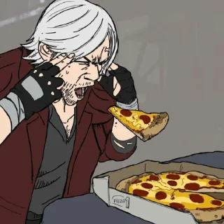 🍕 emoji Devil may cry Telegram sticker 16 of 50