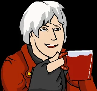 ☕️ emoji Devil may cry Telegram sticker 20 of 20