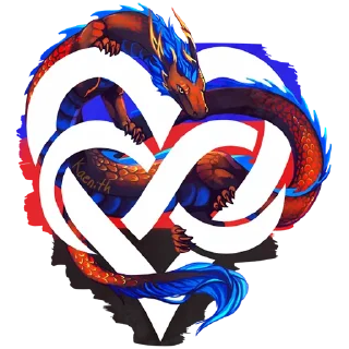 🏳️‍🌈 emoji Pride dragons Telegram sticker 15 of 23