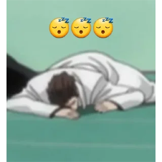 😴 emoji Bleach Telegram sticker 10 of 68