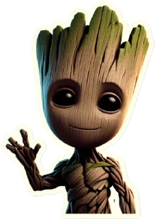 😊 emoji Groot :: @antonovsashka Telegram sticker 15 of 34