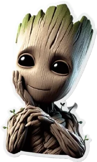 🥰 emoji Groot :: @antonovsashka Telegram sticker 19 of 34