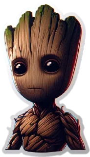 🗿 emoji Groot :: @antonovsashka Telegram sticker 11 of 34