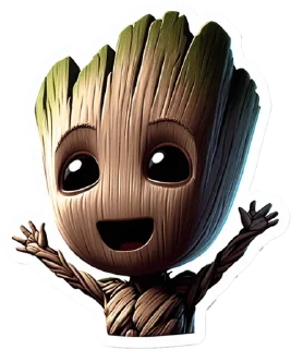🤗 emoji Groot :: @antonovsashka Telegram sticker 14 of 34