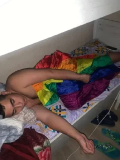 🏳️‍🌈 emoji black to the cringe Telegram sticker 20 of 53