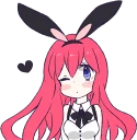 Sticker from A Cute Little Rabbit Girl :: @line_stickers