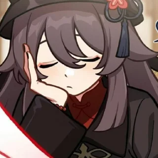 🥨 emoji Hu Tao. Telegram sticker 19 of 44