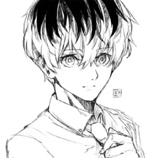 😕 emoji Kaneki Ken Telegram sticker 16 of 22