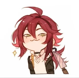 😍 emoji heizou shikanoin. Telegram sticker 8 of 49