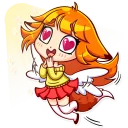 👼 emoji Alice Fox Telegram sticker 23 of 30