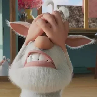 😑 emoji Живой Буба Telegram sticker 19 of 25