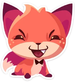 😈 emoji Фокси • Foxy   (@TgSticker) Telegram sticker 17 of 32