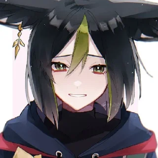 🤗 emoji * :ﾟ･✧Тигнари✧･ﾟ:* Telegram sticker 14 of 30