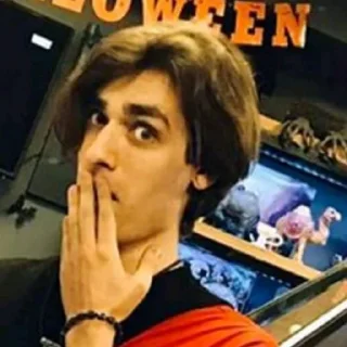 🫢 emoji Олег Шепс Telegram sticker 15 of 39