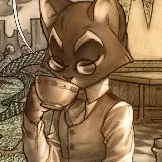 🌟 emoji 🥃mordecai lackadaisy🥃 Telegram sticker 20 of 45