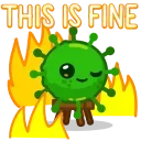 👌 emoji The Virus Telegram sticker 13 of 30