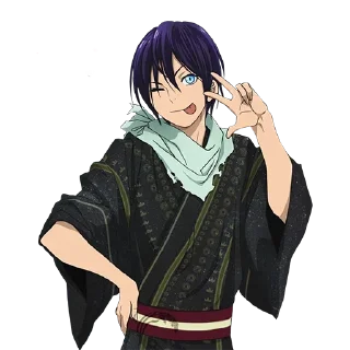 Sticker from Yato @Anime_stickerr