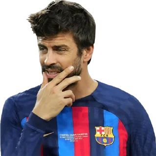 🤔 emoji Barcelona Telegram sticker 23 of 100
