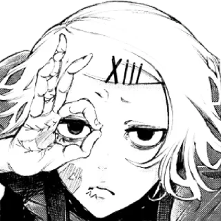 🧐 emoji Manga Telegram sticker 11 of 43