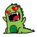 Sticker from RawR Dinosaur