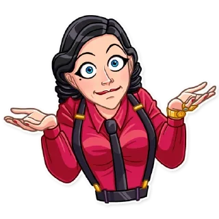 🤷‍♀️ emoji Mapaby AucT — @stckrRobot Telegram sticker 24 of 120