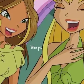 😆 emoji Winx Telegram sticker 17 of 118