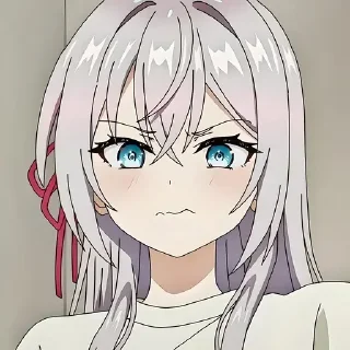 😖 emoji Аля иногда кокентничает @anime_sticks Telegram sticker 13 of 20