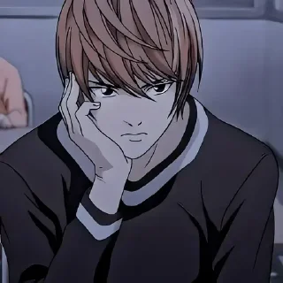 😠 emoji Тетрадь смерти @anime_stickerr Telegram sticker 11 of 20