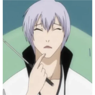 ☺️ emoji gin ichimaru @blyachsquad Telegram sticker 6 of 88