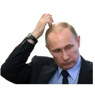 Sticker from Putin