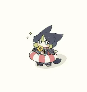 😍 emoji Тигнари. ➡️ @Ctikerubot Telegram sticker 23 of 30