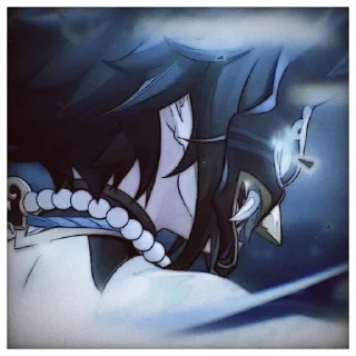 🪭 emoji #genshinimpact/сяо @TgEmodziBot Telegram sticker 23 of 106