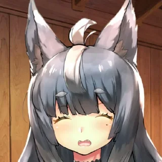 😭 emoji Wolf tails (Автор @FFB_EDITS ня) Telegram sticker 17 of 21