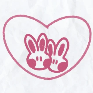 💘 emoji peachy bunny by @peachytatts Telegram sticker 12 of 55