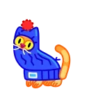 🥺 emoji A Cat in a Hat Telegram sticker 9 of 21