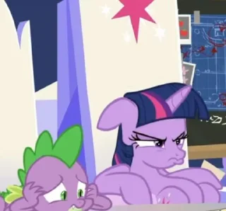 😠 emoji Twilight | @MyLittlePony_bots Telegram sticker 11 of 120