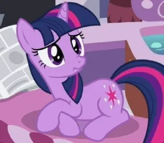 💛 emoji Twilight | @MyLittlePony_bots Telegram sticker 7 of 120