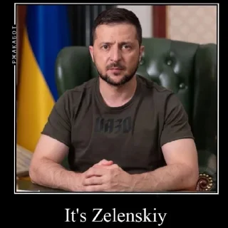 🇺🇦 emoji It's Zelenskiy by @NapoleonDiBonaparte Telegram sticker 2 of 7