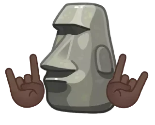 🗿 emoji Больше стикеров 👉🏻 @stickertg4 Telegram sticker 23 of 116