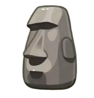 🗿 emoji Больше стикеров 👉🏻 @stickertg4 Telegram sticker 6 of 116
