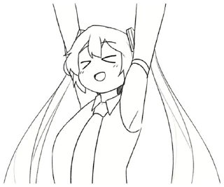 Sticker from Hatsune Miku by @LawKraft
